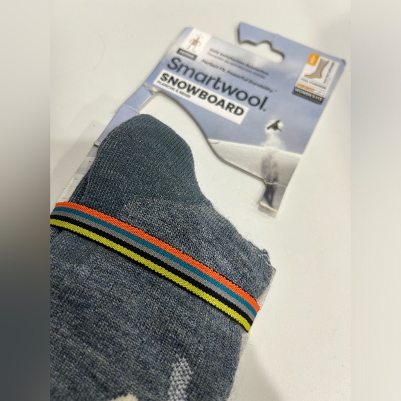 Smartwool Women's Large Snowboard Full Cushion Fungi Over The Calf Socks NWT - Picture 4 of 6